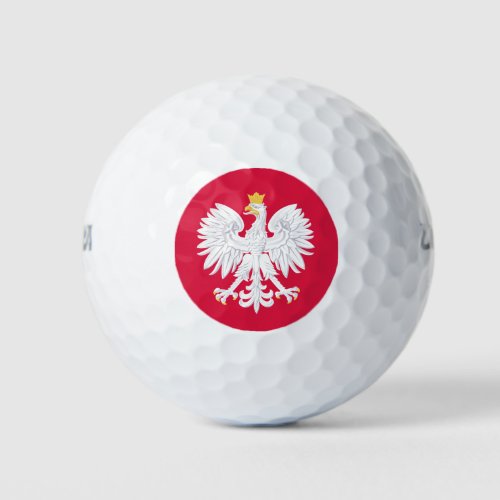 poland emblem golf balls