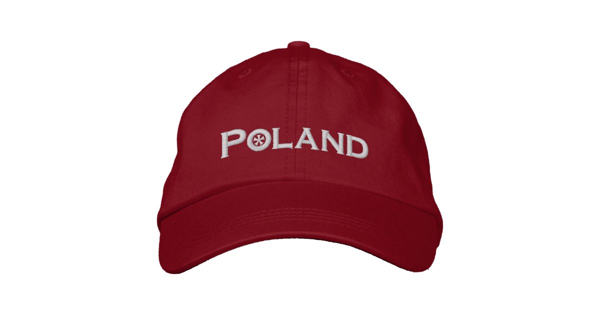 Poland Embroidered Baseball Hat | Zazzle