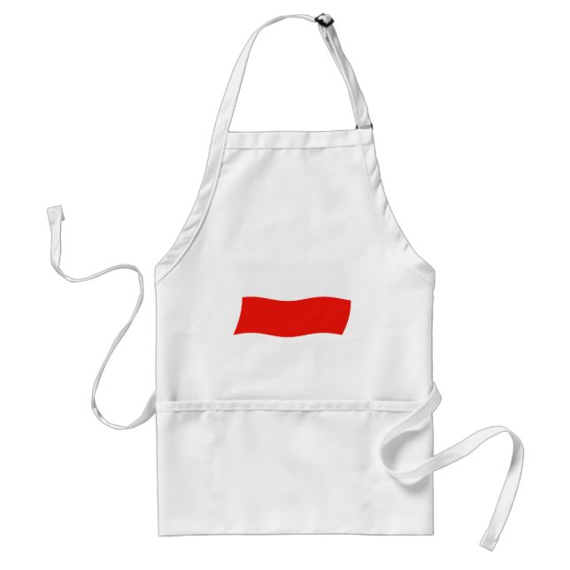 Poland Flag Apron (Front)