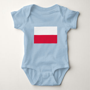 Poland Flag Baby Bodysuit