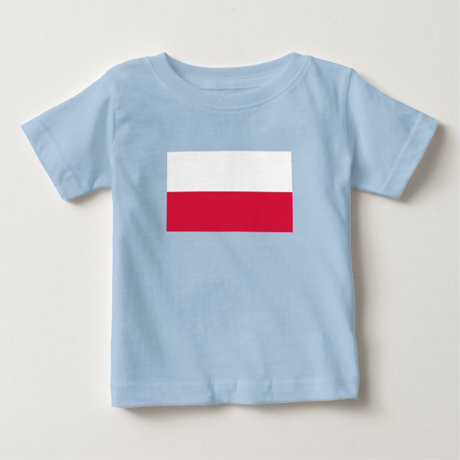 Poland Flag Baby T-Shirt (Front)