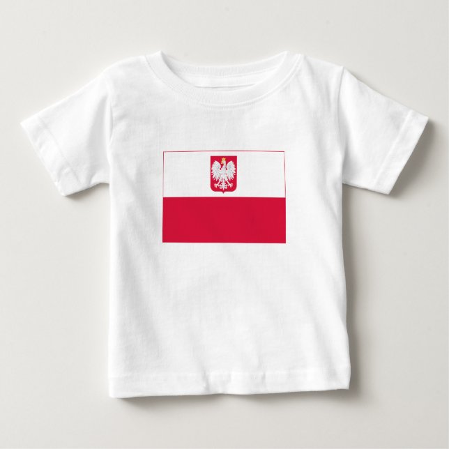 Poland Flag Baby T-Shirt (Front)