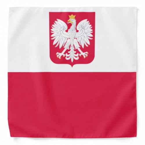 Poland flag bandana