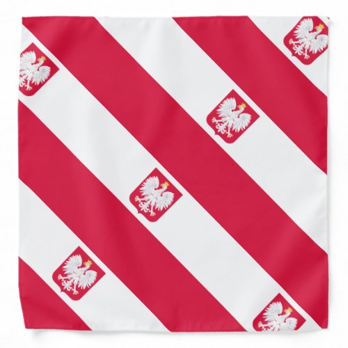 Poland flag bandana