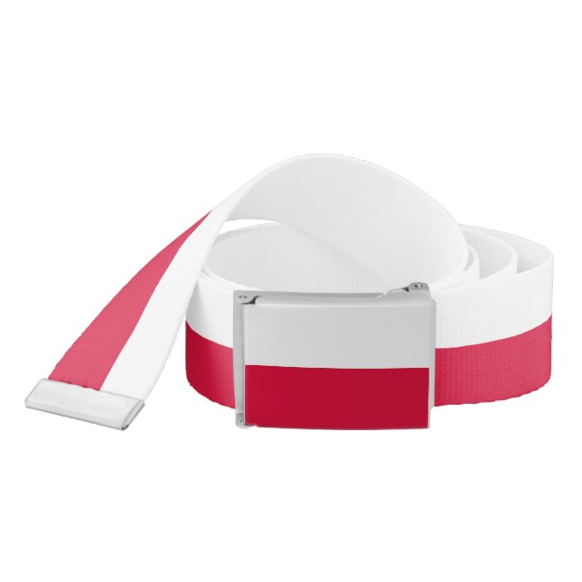 Poland Flag Belt (Snake)