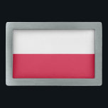 Poland Flag Belt Buckle<br><div class="desc">Patriotic flag of Poland.</div>