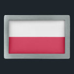 Poland Flag Belt Buckle<br><div class="desc">Patriotic flag of Poland.</div>