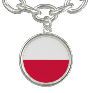 Poland Flag Bracelet
