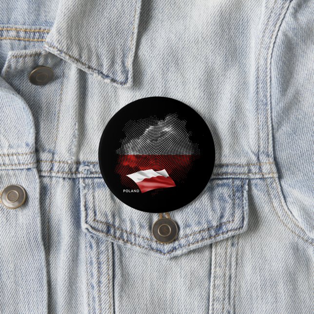 Poland flag button (In Situ)
