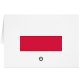 Poland Flag Cards (Back Horizontal)
