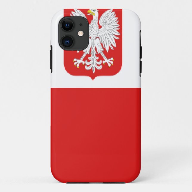 poland flag Case-Mate iPhone case (Back)