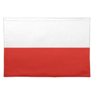 Poland flag cloth placemat