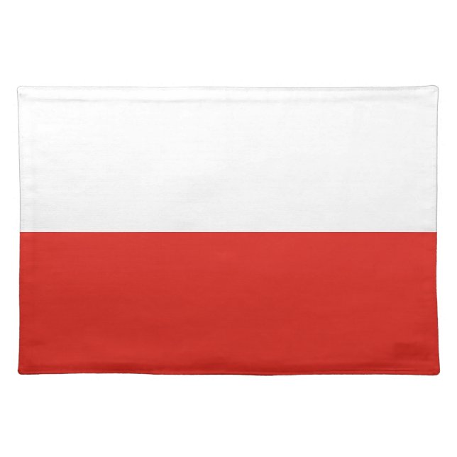 Poland flag cloth placemat (Front)