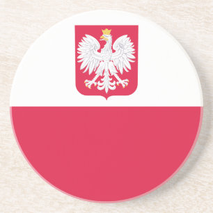Poland Flag Coaster