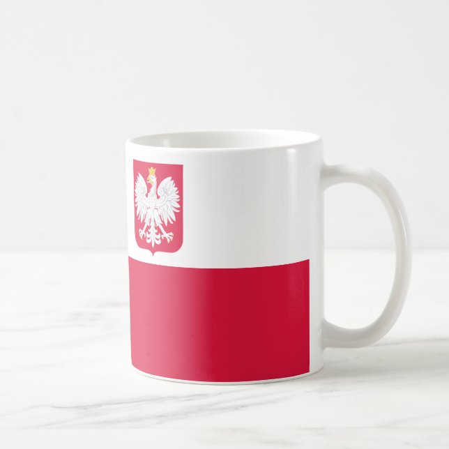 Poland flag coffee mug (Right)