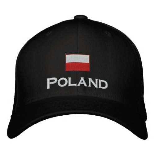 Poland Flag Embroidered Baseball Hat
