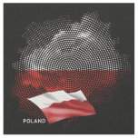 Poland flag fabric