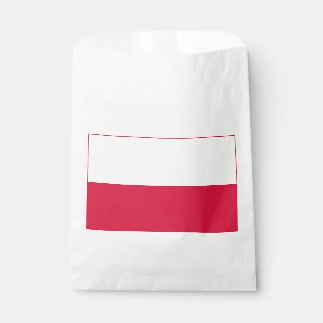 Poland Flag Favor Bag (Front)