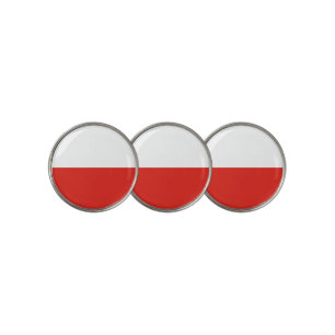 Poland flag golf ball marker