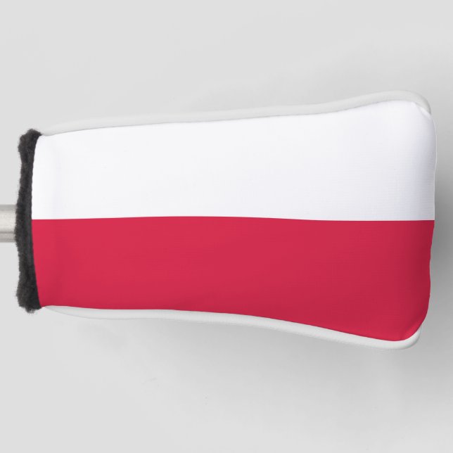 Poland Flag Golf Head Cover (Front)