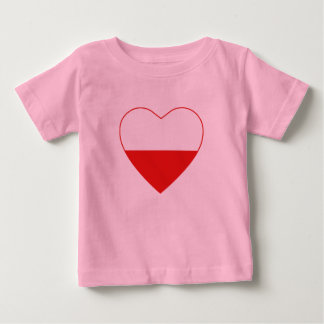Poland Flag Heart T-Shirt
