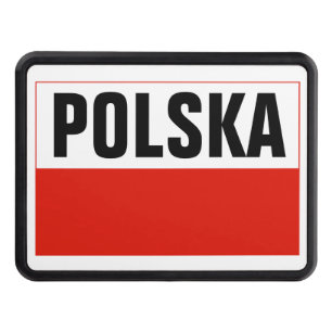 Poland flag hitch cover Polish pride