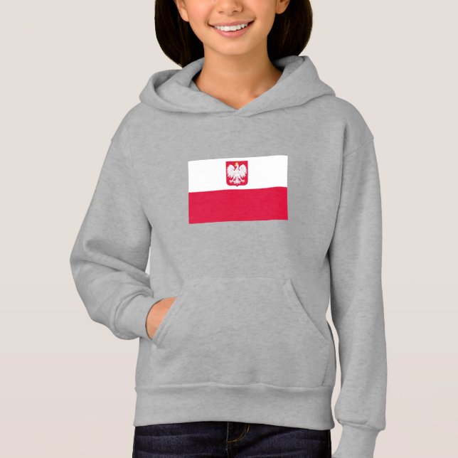 Poland Flag Hoodie (Front)