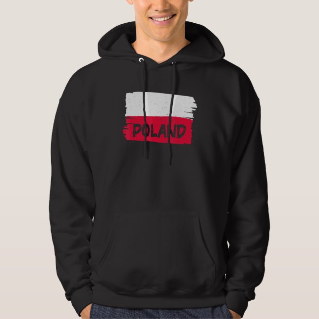 Poland Flag Hoodie (Front)