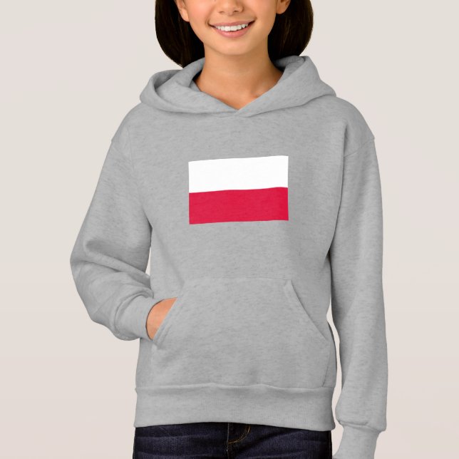 Poland Flag Hoodie (Front)