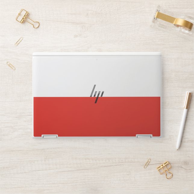 Poland flag HP laptop skin (Desk)