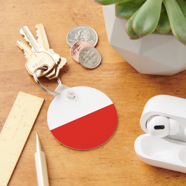 Poland flag keychain (Desk)