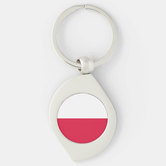 Poland Flag Keychain (Front)