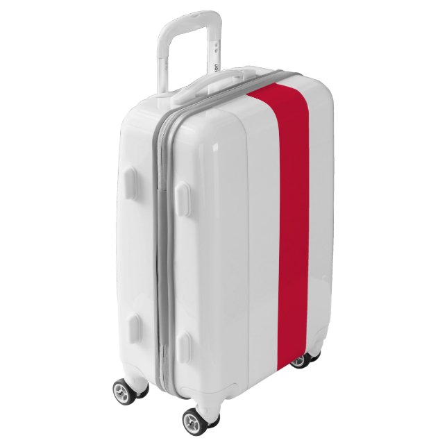 Poland Flag Luggage (Rotated Left)