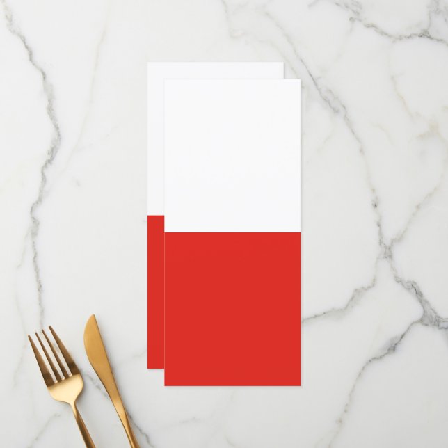 Poland flag menu (Front/Back In Situ)