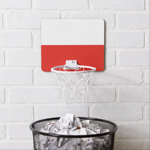 Poland flag mini basketball hoop