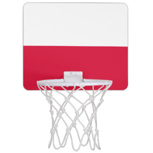 Poland Flag Mini Basketball Hoop