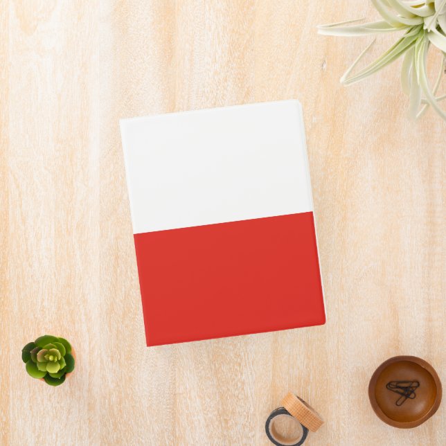 Poland flag mini binder (InSitu)