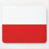 Poland Flag Mousepad