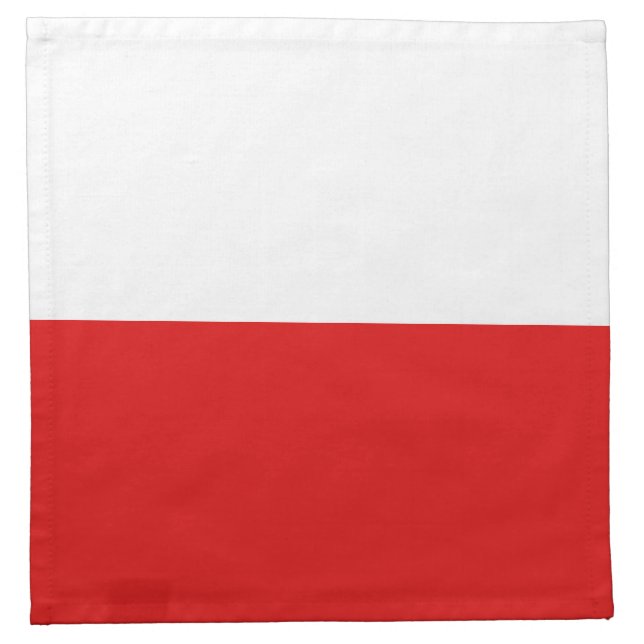 Poland Flag Napkin (Front)