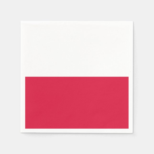 Poland Flag Napkins (Front)