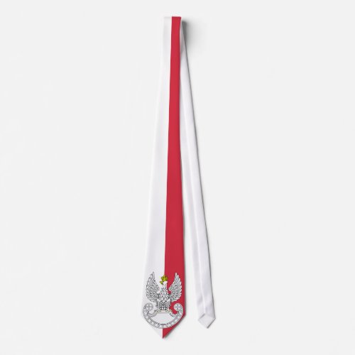 Poland Flag Neck Tie