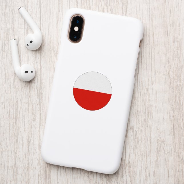 Poland flag patch (On Phone Back)