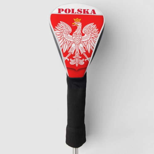 Poland Flag Patriotic Soccer Polska Golf Head Cover