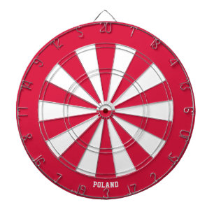 Poland Flag Patriot's Bullseye Dart Board