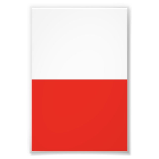 Poland flag photo print (Front)