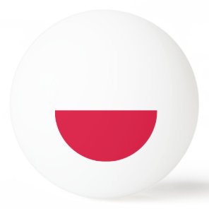 Poland Flag Ping Pong Ball
