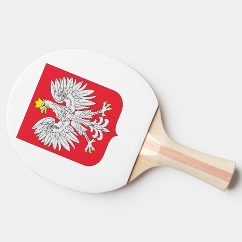 Poland Flag Ping Pong Paddle