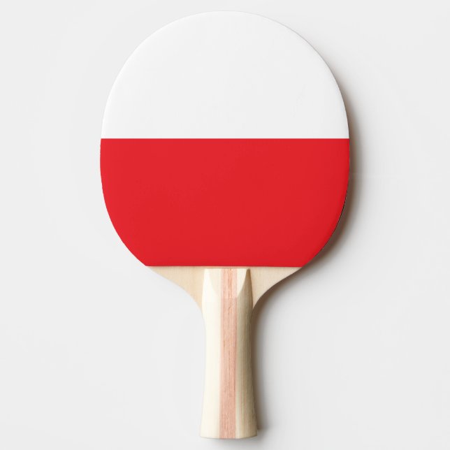 Poland flag ping pong paddle (Front)
