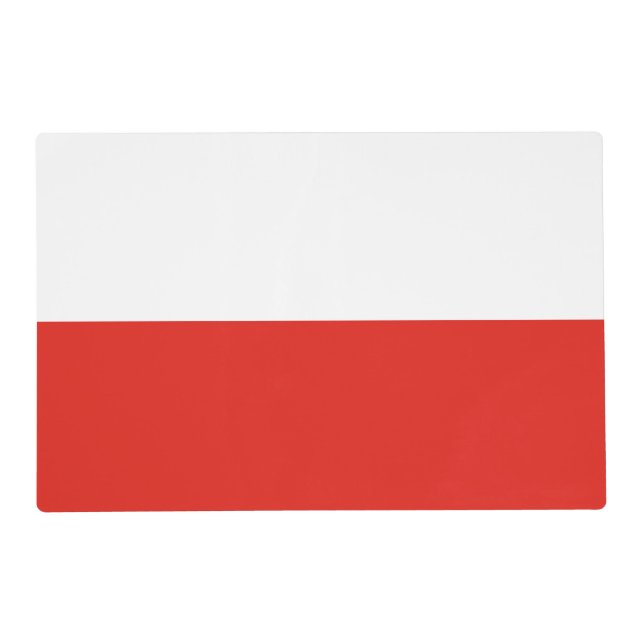 Poland flag placemat (Front)