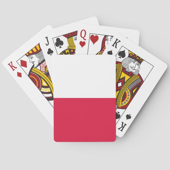 Poland Flag Poker Cards (Back)